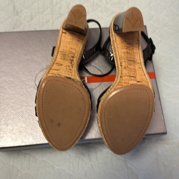 Prada Vernice Nero Calzature Donna - Picture 6 of 9